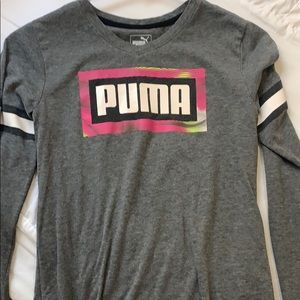 Long sleeve puma shirt